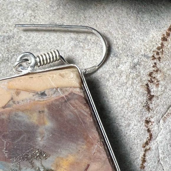 Butterfly jasper earrings (Z-6) - Picture 13 of 13